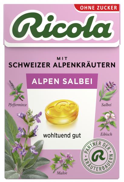 Ricola Alpen Salbei ohne Zucker Box