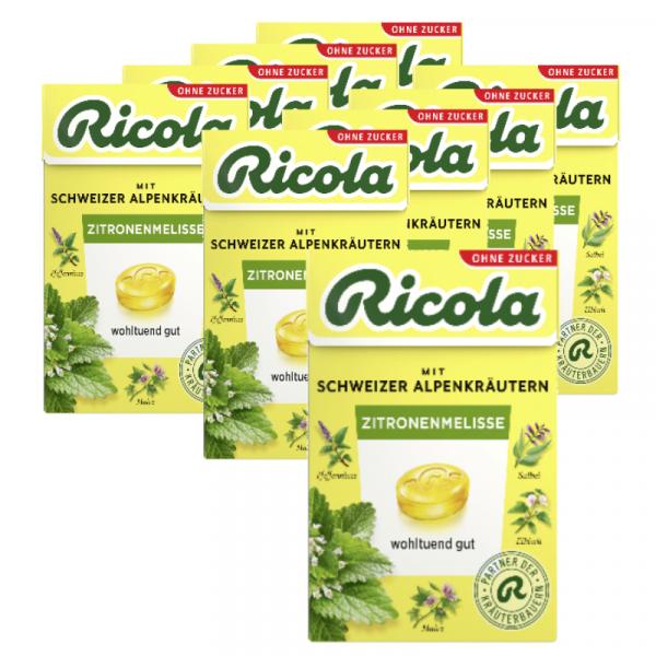 Ricola Zitronenmelisse ohne Zucker Box