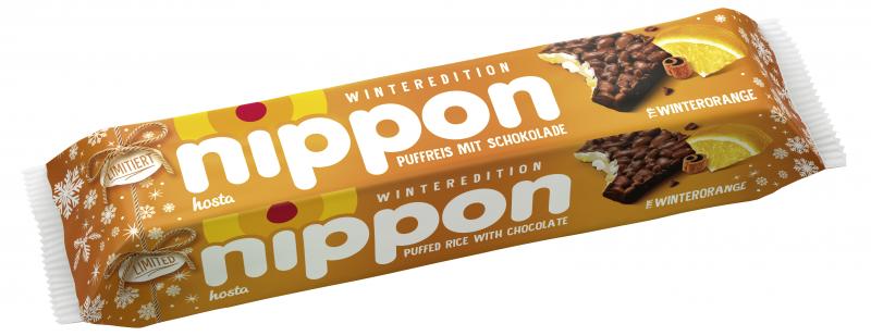 Nippon Puffreis mit Schokolade Winterorange