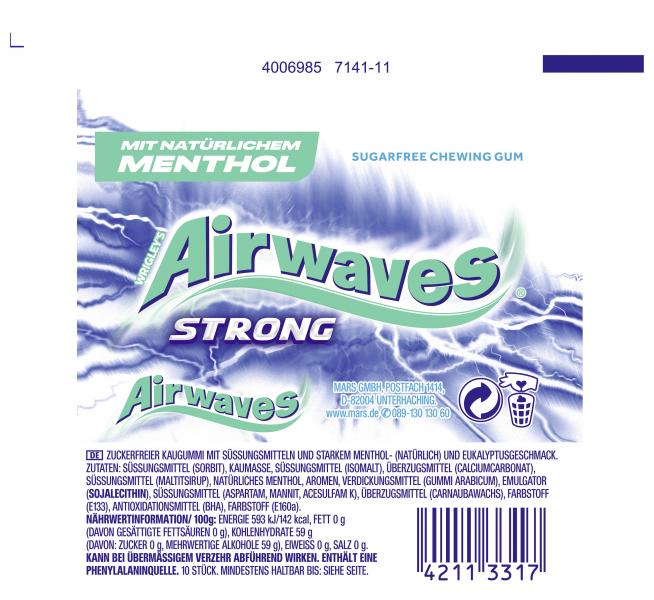 Wrigleys Airwaves Strong