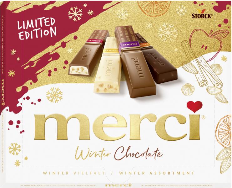 Merci Winter Chocolate Vielfalt