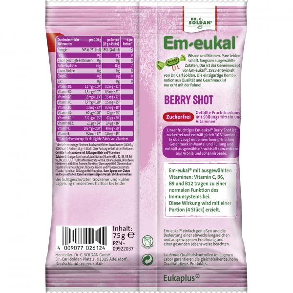 Em-eukal Berry Shot zuckerfrei