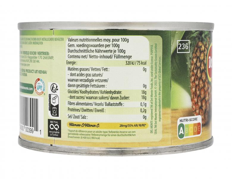 Del Monte Ananas Dessert-Stücke gezuckert