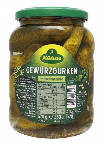 Kühne Gewürzgurken Auslese