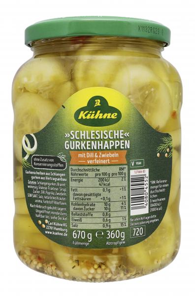 Kühne Schlesische Gurkenhappen