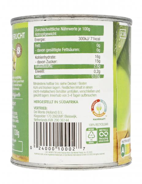 Del Monte Birnen halbe Frucht leicht gezuckert