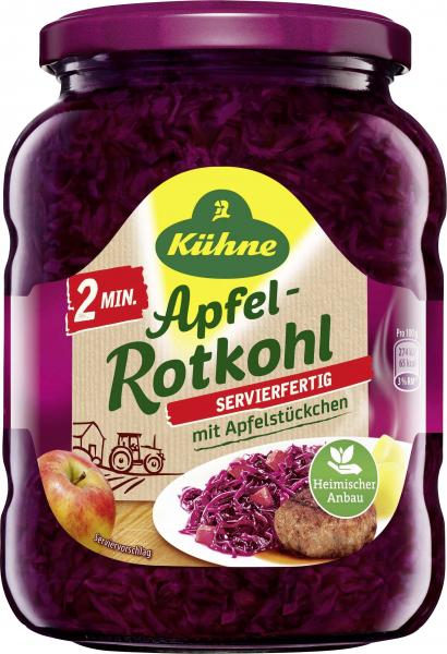 Kühne 2 Minuten Apfelrotkohl