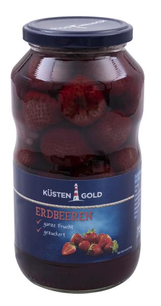 Küstengold Erdbeeren gezuckert