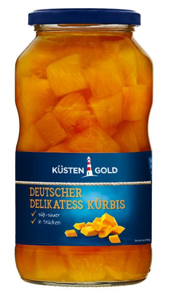 Küstengold Deutscher Delikatess Kürbis süß-sauer