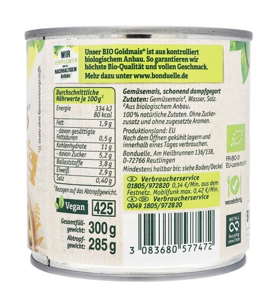 Bonduelle Bio Goldmais