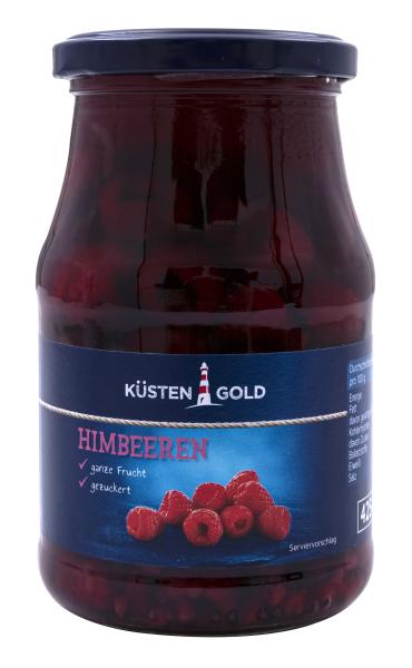 Küstengold Himbeeren gezuckert