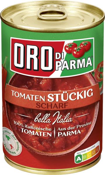 Oro di Parma Tomaten stückig-scharf