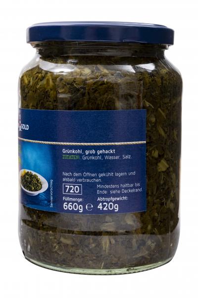 Küstengold Grünkohl grob gehackt