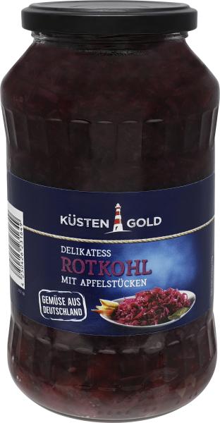 Küstengold Rotkohl mit Apfelstücken