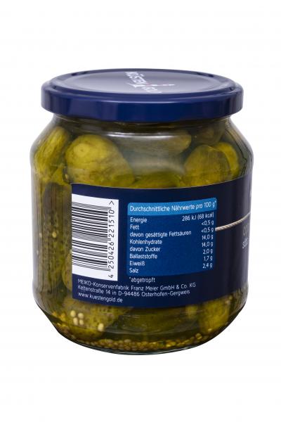 Küstengold Cornichons süß