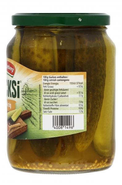 Hengstenberg Sticksi Gurkenviertel süß-würzig