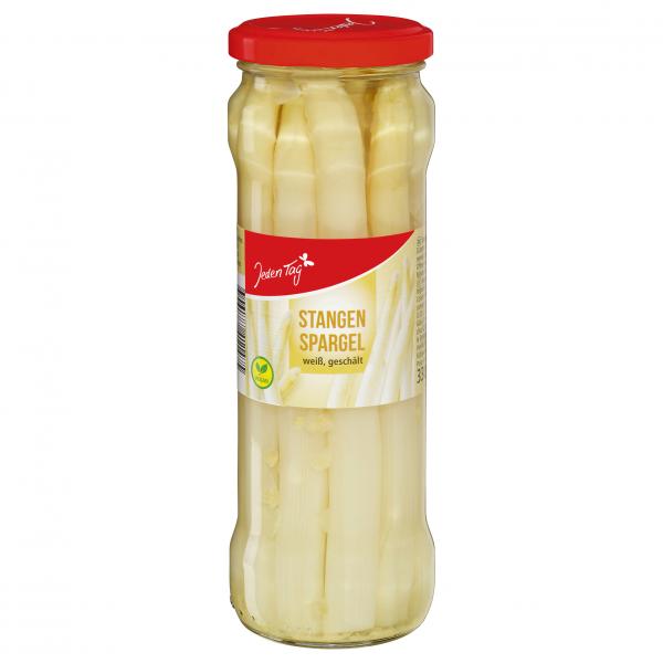 Jeden Tag Spargelstangen weiß
