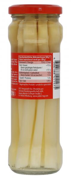 Jeden Tag Spargelstangen weiß