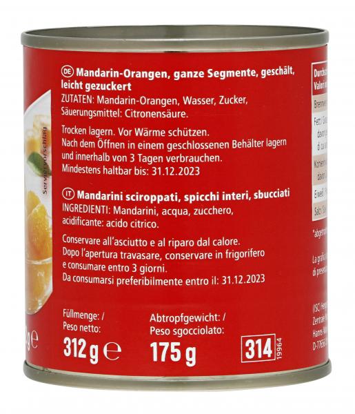 Jeden Tag Mandarin-Orangen