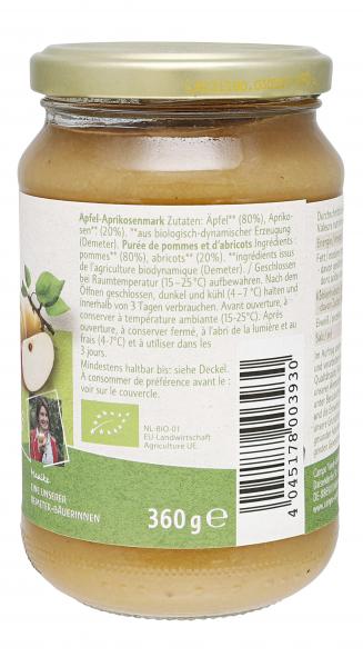 Campo Verde Demeter Apfel-Aprikosenmark
