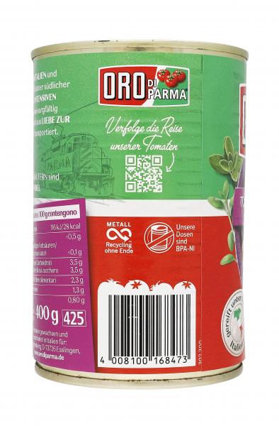 Oro di Parma Tomaten stückig mit Kräutern