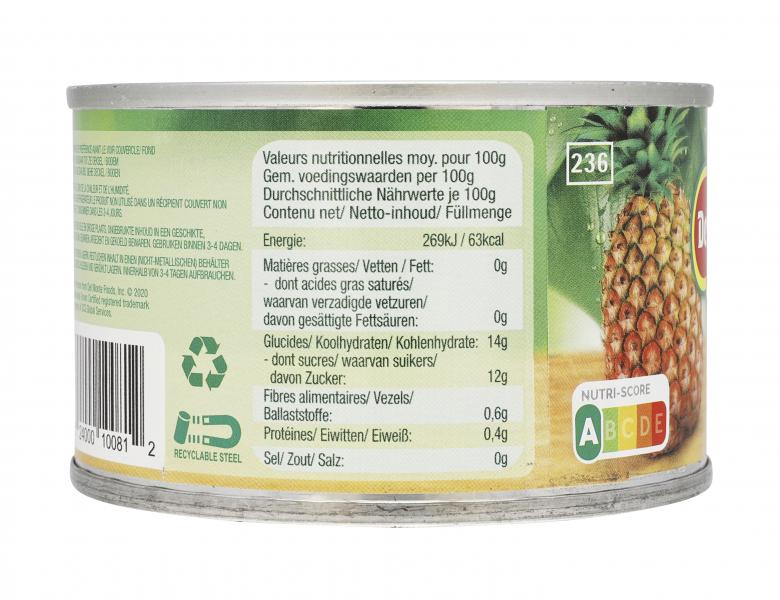 Del Monte Ananas Dessert-Stücke in Saft