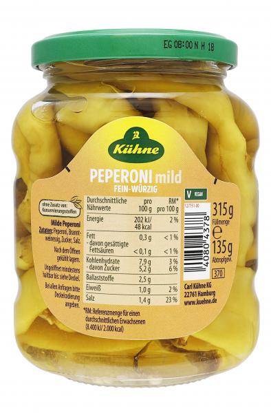 Kühne Peperoni mild fein-würzig