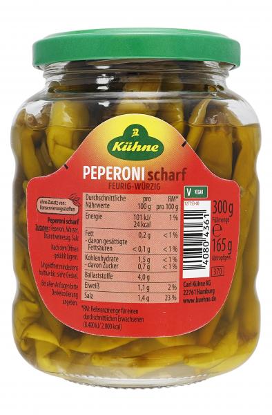 Kühne Peperoni scharf