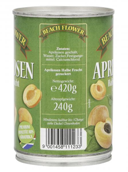 Beach Flower Aprikosen Halbe Frucht