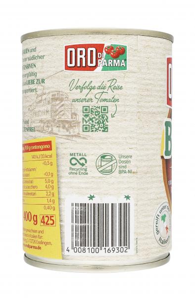 Oro di Parma Bio Tomaten passiert