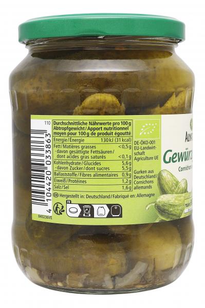 Alnatura Gewürzgurken