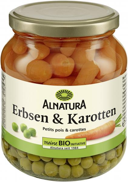 Alnatura Erbsen und Karotten