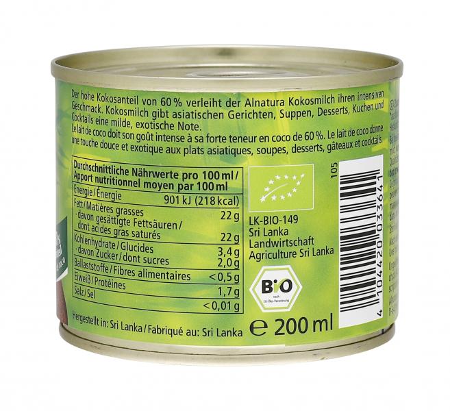 Alnatura Kokosmilch