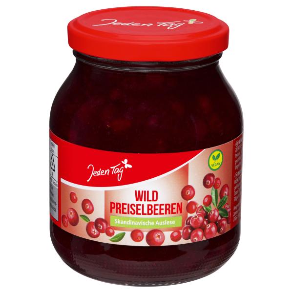 Jeden Tag Wild-Preiselbeeren