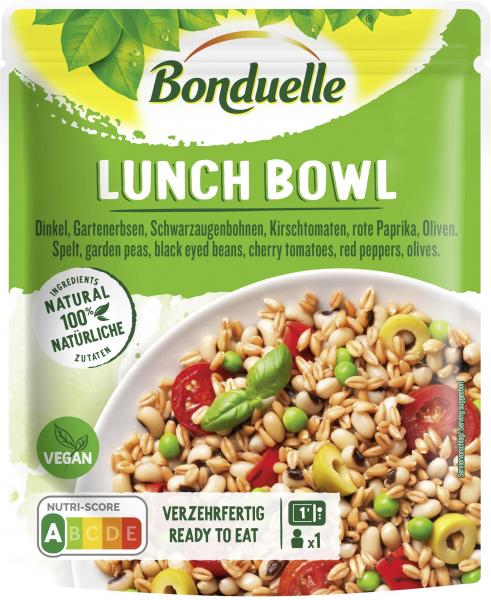 Bonduelle Lunch Bowl Dinkel, Gartenerbse, Kirschtomate