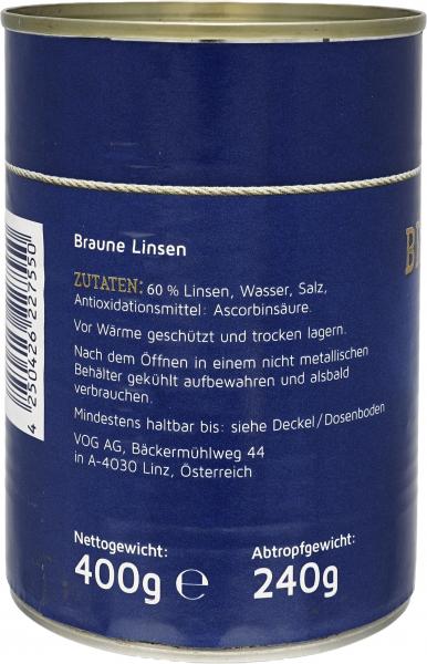 Küstengold Braune Linsen