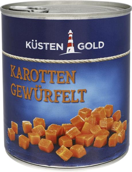 Küstengold Karotten gewürfelt
