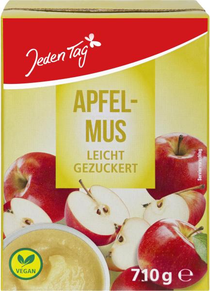 Jeden Tag Apfelmus leicht gezuckert