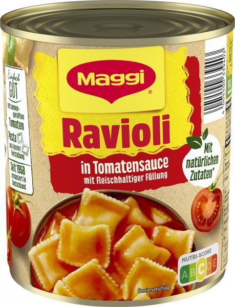 Maggi Ravioli in Tomatensauce