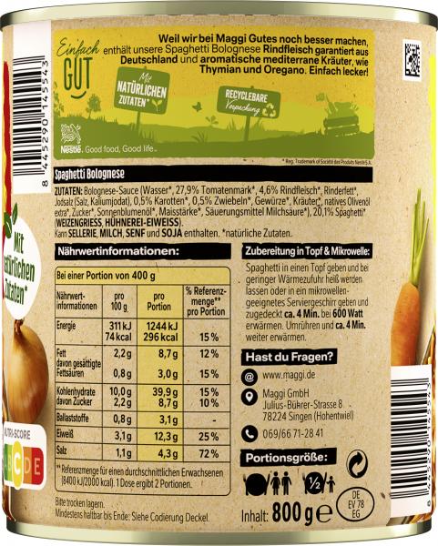 Maggi Spaghetti Bolognese