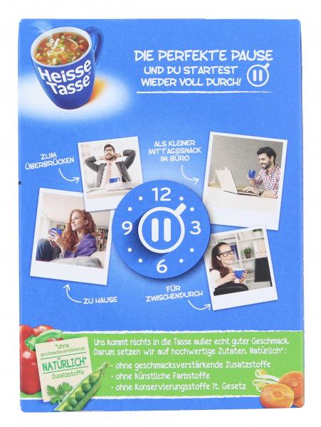 Erasco Heisse Tasse Chinesische Gemüse-Suppe