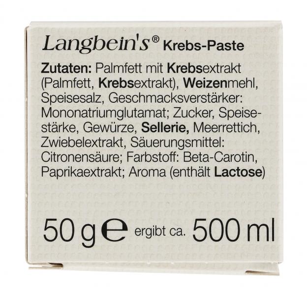 Jürgen Langbein Krebs-Paste