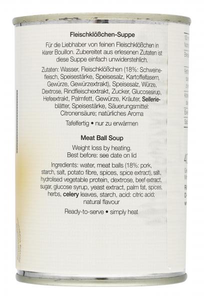 Jürgen Langbein Fleischklößchen-Suppe