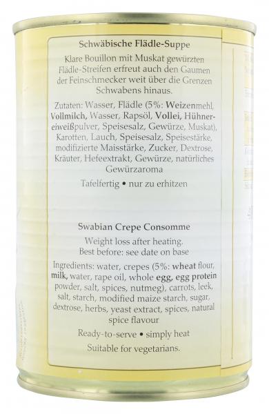 Jürgen Langbein Schwäbische Flädle-Suppe