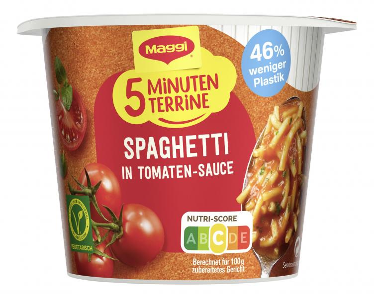 Maggi 5 Minuten Terrine Spaghetti in Tomatensauce