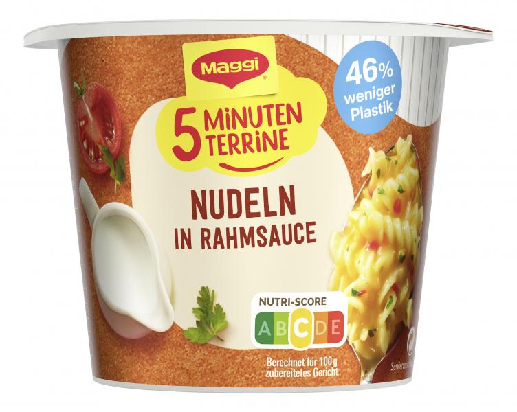 Maggi 5 Minuten Terrine Nudeln in Rahmsauce