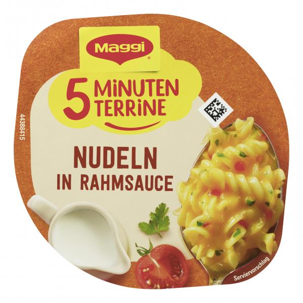 Maggi 5 Minuten Terrine Nudeln in Rahmsauce