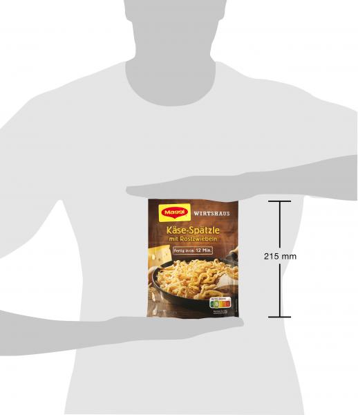 Maggi Wirtshaus Käse-Spätzle mit Röstzwiebeln