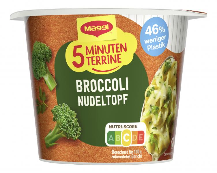 Maggi 5 Minuten Terrine Broccoli Nudeltopf