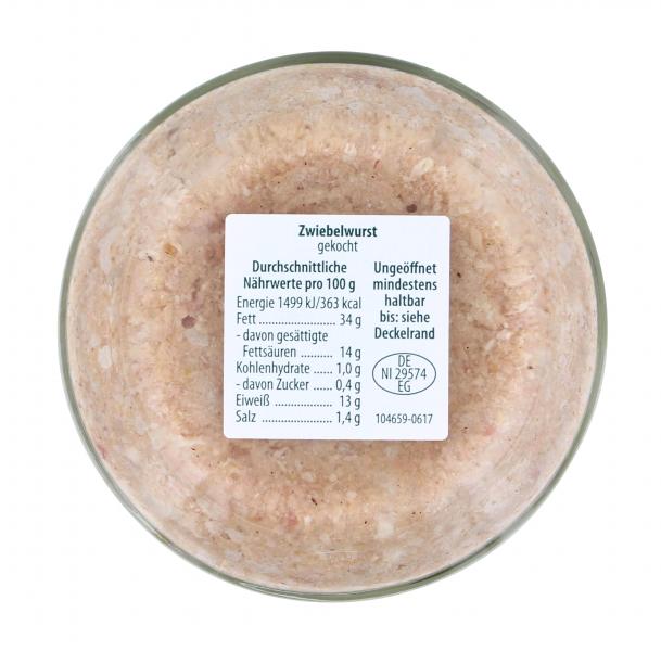 Müller's Hausmacher Wurst Zwiebelwurst gekocht